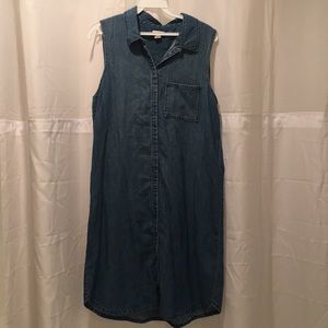 Jcrew small jean dress